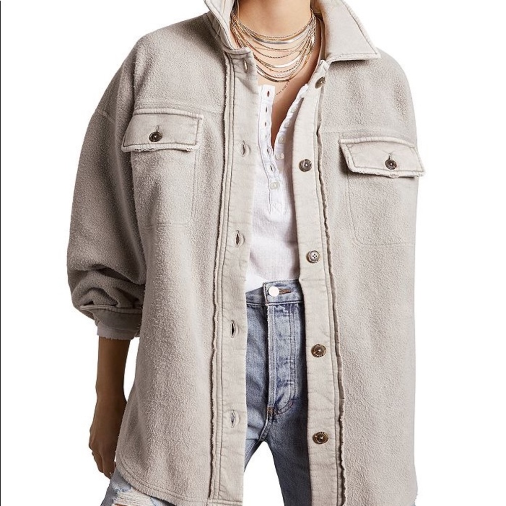Free People Ruby Jacket - Stone